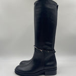 Stivale con dettaglio equestre 2904 NERO OFELIA