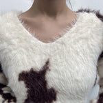 Maglia oversize TU536 PANNAMORO OFELIA