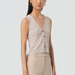 Gilet aderente in maglia FR25SJ5011K41601 208 FRACOMINA