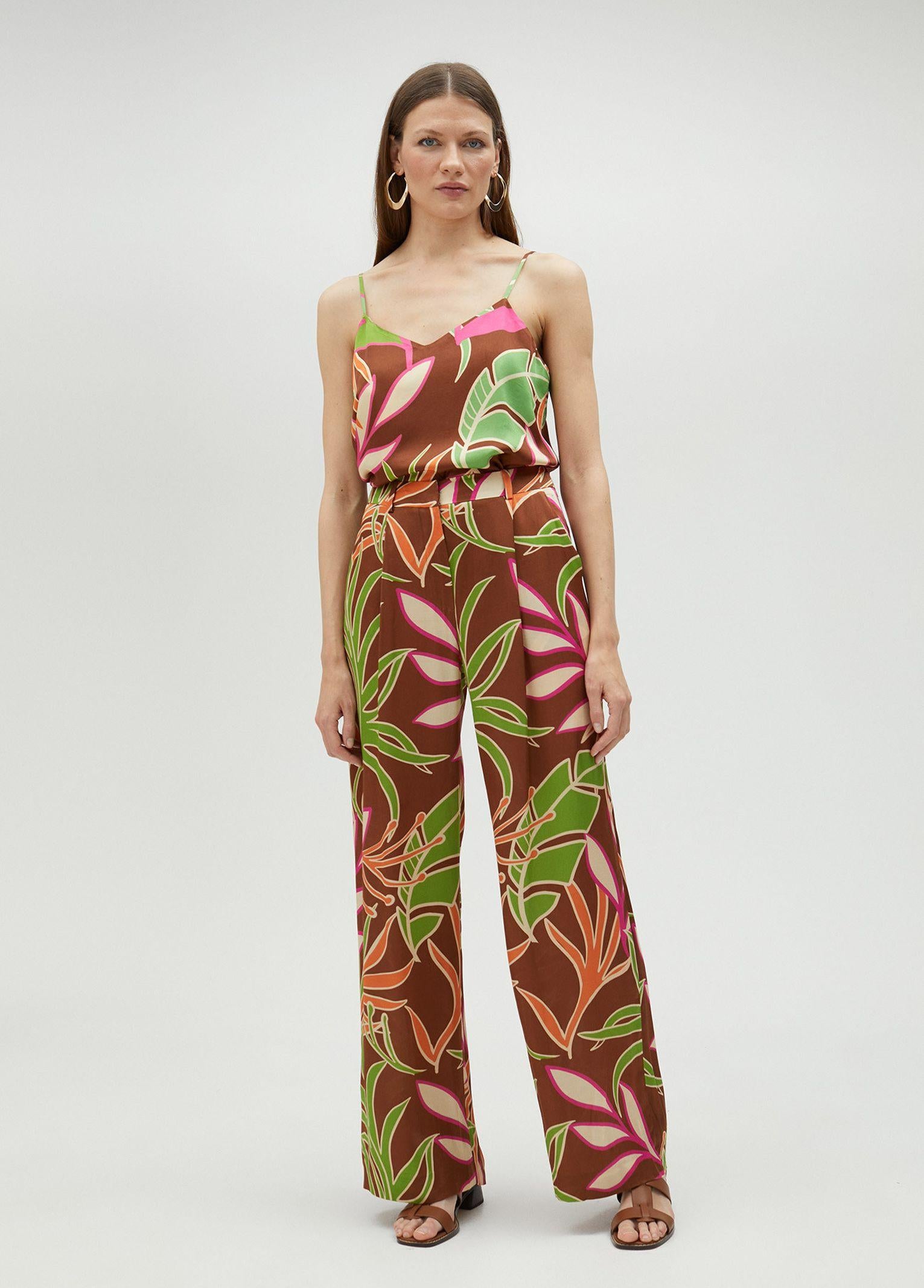 Top con stampa floreale MS2515035 256 LOLA