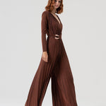 Tuta lunga plissettata FQ25WO2002W799Q7 639 FRACOMINA