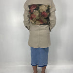 Giacca lunga con orsetto 525106 CAMMELLO OFELIA