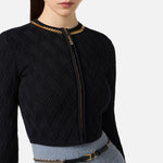 Cardigan con catena MK29B56E2 110 ELISABETTA FRANCHI