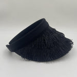 Visiera con frange YM0899 NERO OFELIA