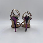 Sandalo pitonato 1090 FUXIA OFELIA