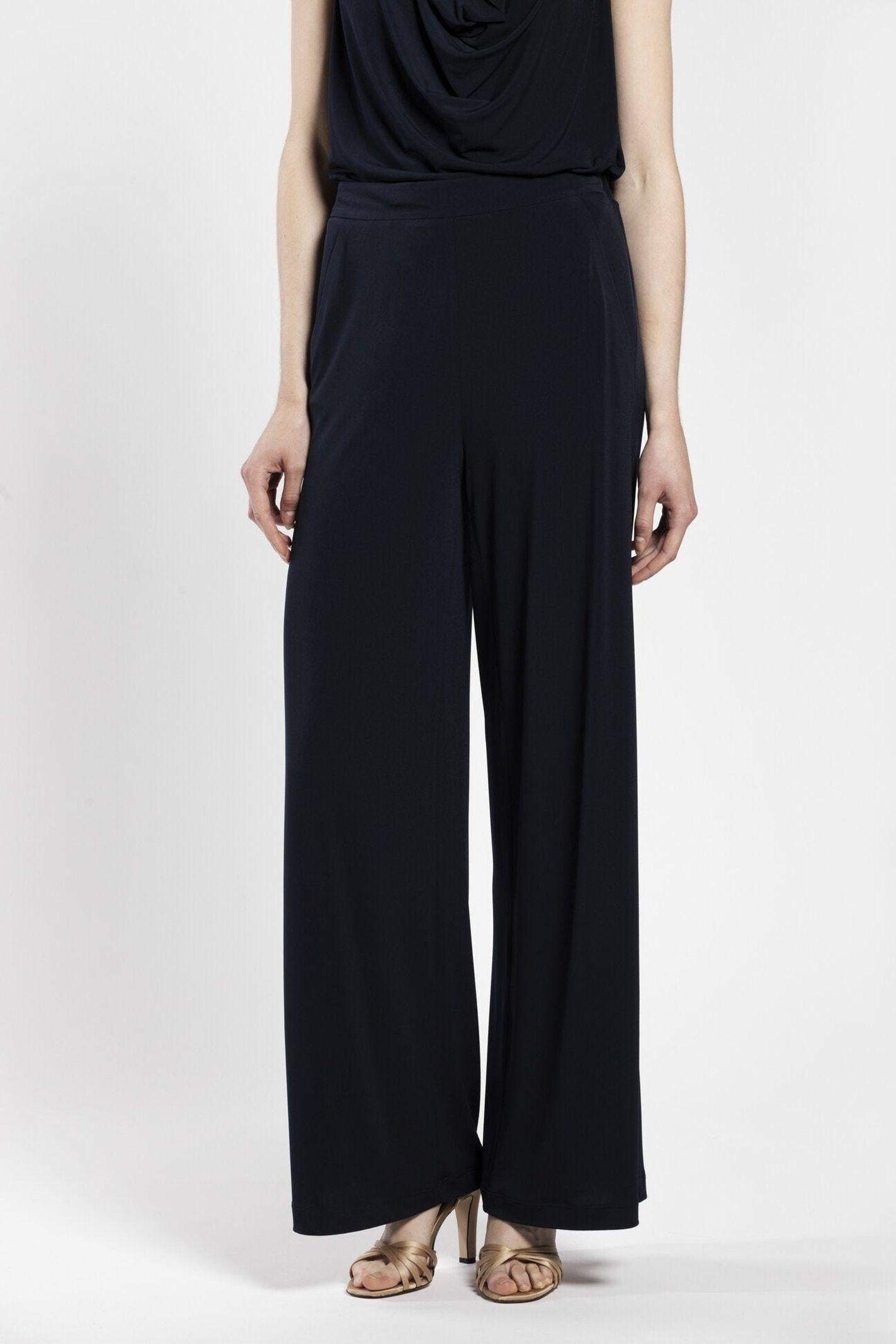 Pantalone ampio in jersey crepe PEVI28D8 12 CARLA G.