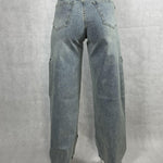 Jeans vita con tascone sulla gamba YW1128 DENIM OFELIA
