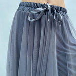 Gonna lunga in tulle MK04.015 GRIGIO OFELIA