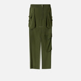 Gonna lunga in georgette 104789-A21F S1C PINKO