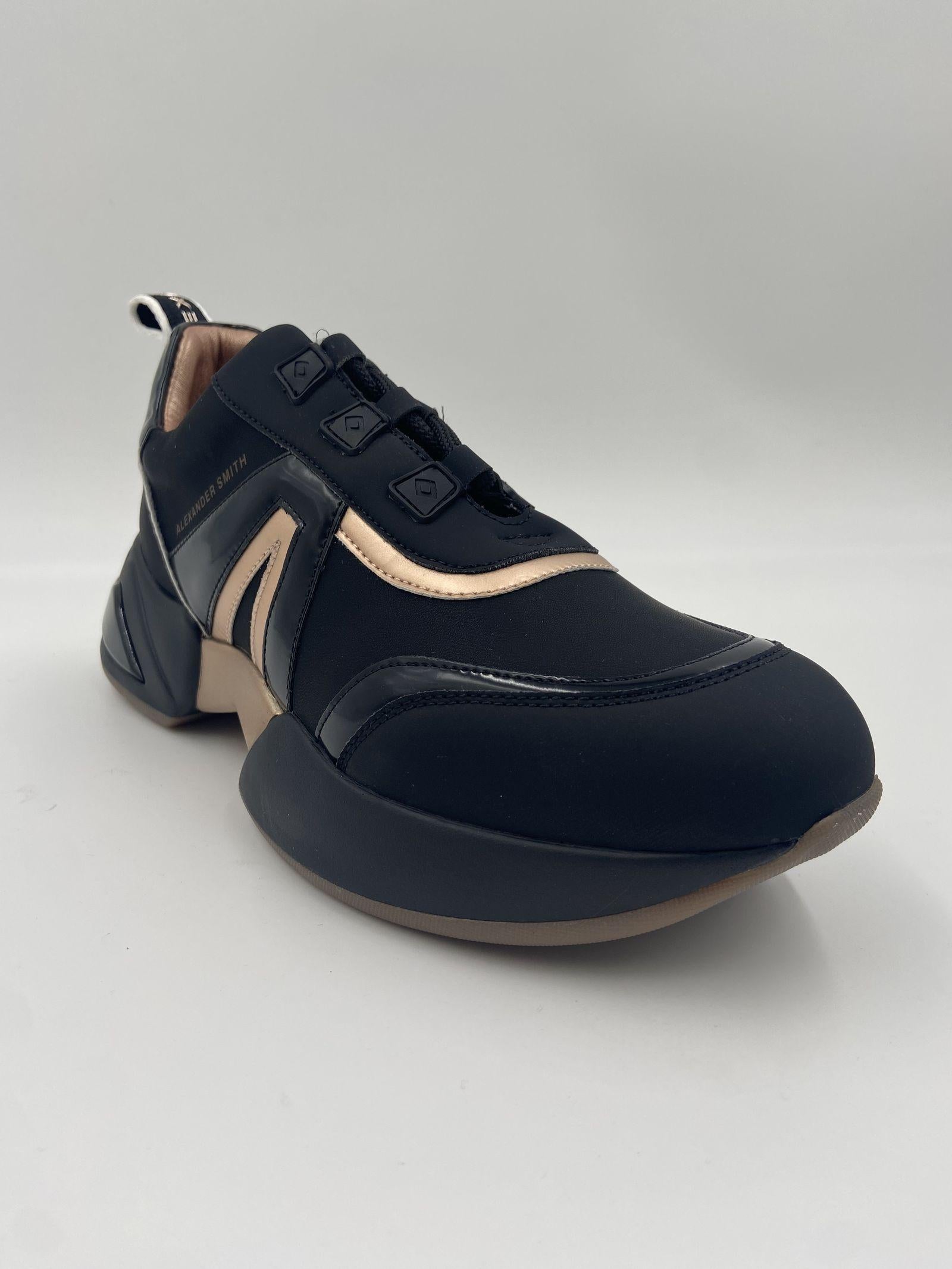 Sneakers Marble Woman Black ASBAMBW 1189 BLK NERO ALEXANDER SMITH