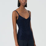 Top a canotta con strass FR25ST4006K410J9 117 FRACOMINA