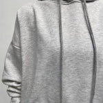 Felpa con cappuccio A1266 GRIGIO OFELIA
