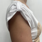 T-shirt con stampa CAOSDONNA BIANCO OFELIA