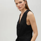 Gilet jacquard MS2502007 00N MAITE