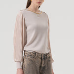 Jean flare con strass FR25WV2014D419R9 357 FRACOMINA