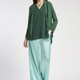Giacca monopetto in crepe IROM14D8 26 CARLA G.