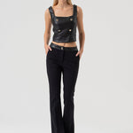 Pantalone bootcut stretch FR25WVA006W78001 053 FRACOMINA