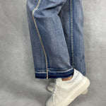 Jeans chiaro vita alta gamba dritta 824105JC813 DENIM OFELIA