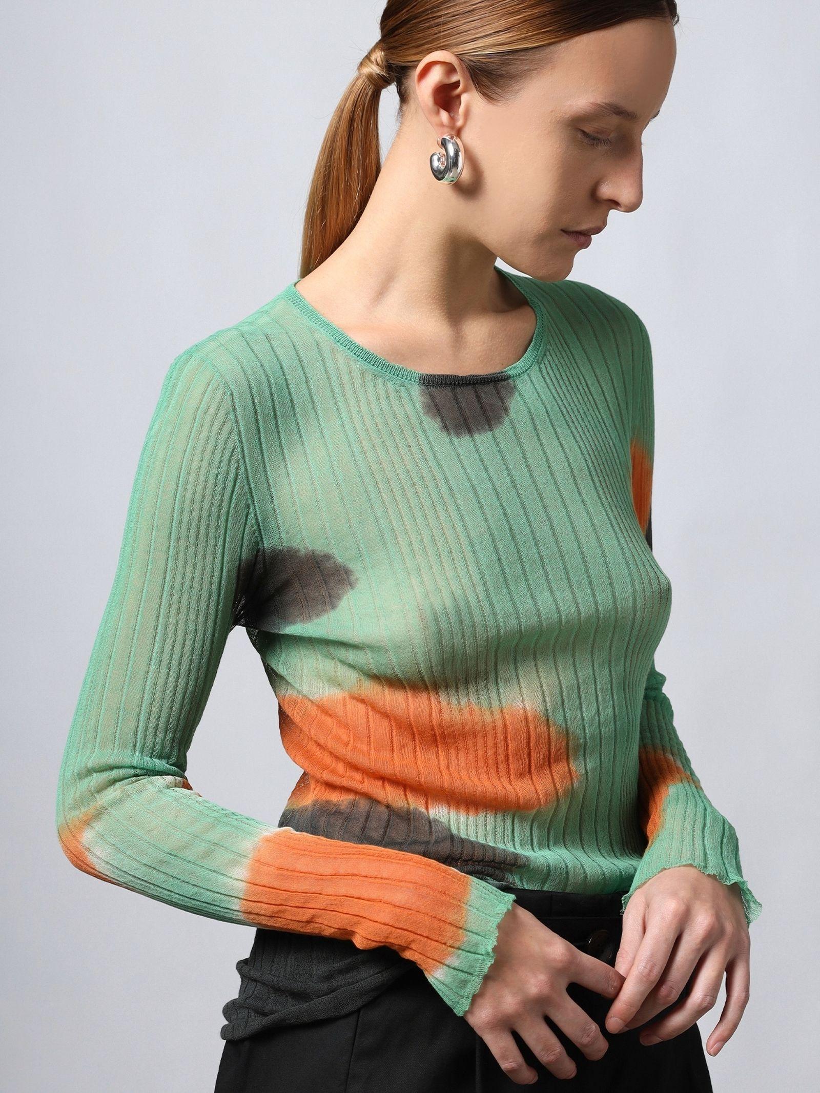 Maglia con trattamento handmade B04001 B0424 ROBERTO COLLINA