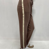 Pantalone con banda laterale 2558 CIOCCOLATO OFELIA