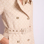 Trench doppiopetto con cintura in vita 511FD35004 51100101 GAUDI'