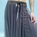 Gonna lunga in tulle MK04.015 MORO OFELIA