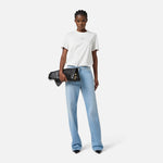 T-shirt con stampa lettering MA63D56E2 270 ELISABETTA FRANCHI