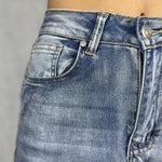 Jeans chiaro vita alta gamba dritta 824105JC813 DENIM OFELIA