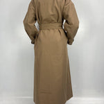 Trench lungo doppio petto B9322 CAMMELLO OFELIA