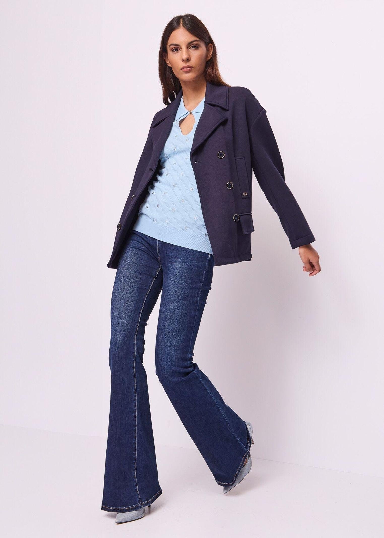 Jeans flare con mini tasche 511BD26002 00 GAUDI'