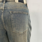 Jeans crop con risvolto LAF235 DENIM OFELIA