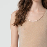 Canotta aderente in lurex FR25ST2025J445Q7 L31 FRACOMINA