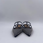 Scarpa bassa aperta con borchie 2569 NERO OFELIA