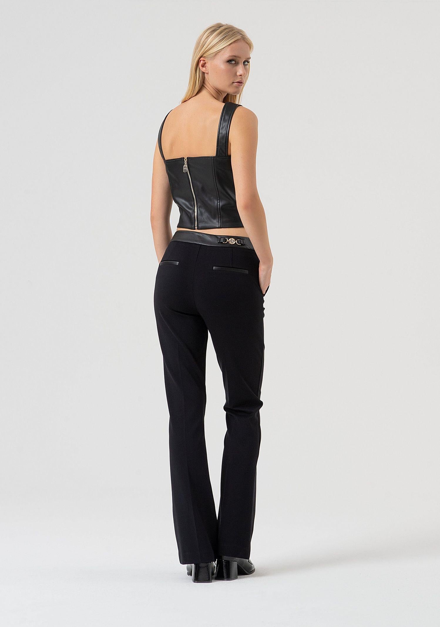 Pantalone bootcut stretch FR25WVA006W78001 053 FRACOMINA