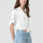 Shorts in denim con pietre FR25SV6013D419R9 428 FRACOMINA