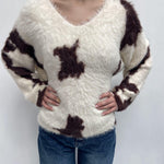 Maglia oversize TU536 PANNAMORO OFELIA