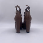 Tronchetto con plateau H1284NAPPA CUOIO OFELIA