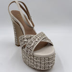 Sabot in raffia intrecciata 2589 SABBIA OFELIA