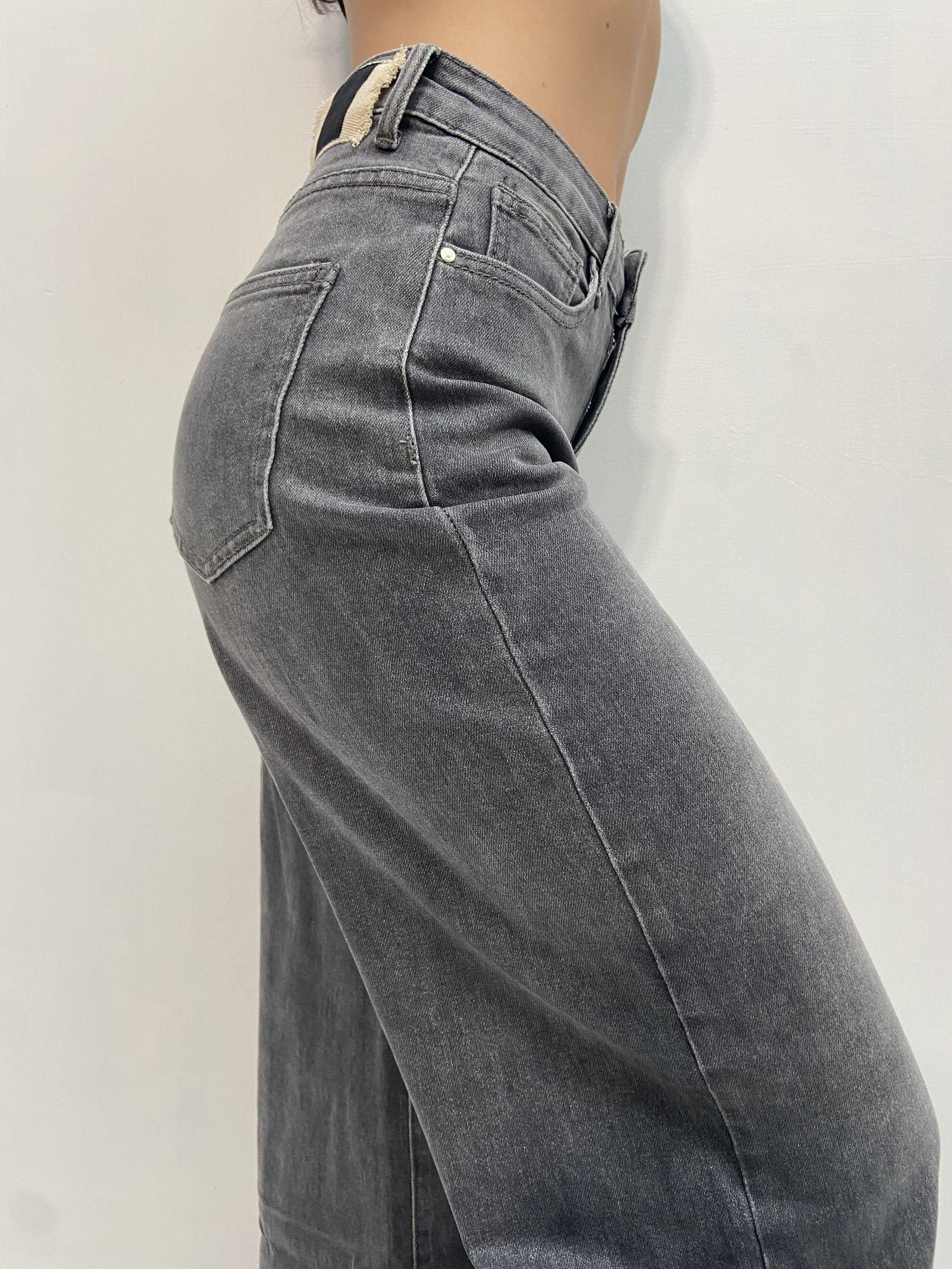 Jeans palazzo LAF270 GRIGIO OFELIA