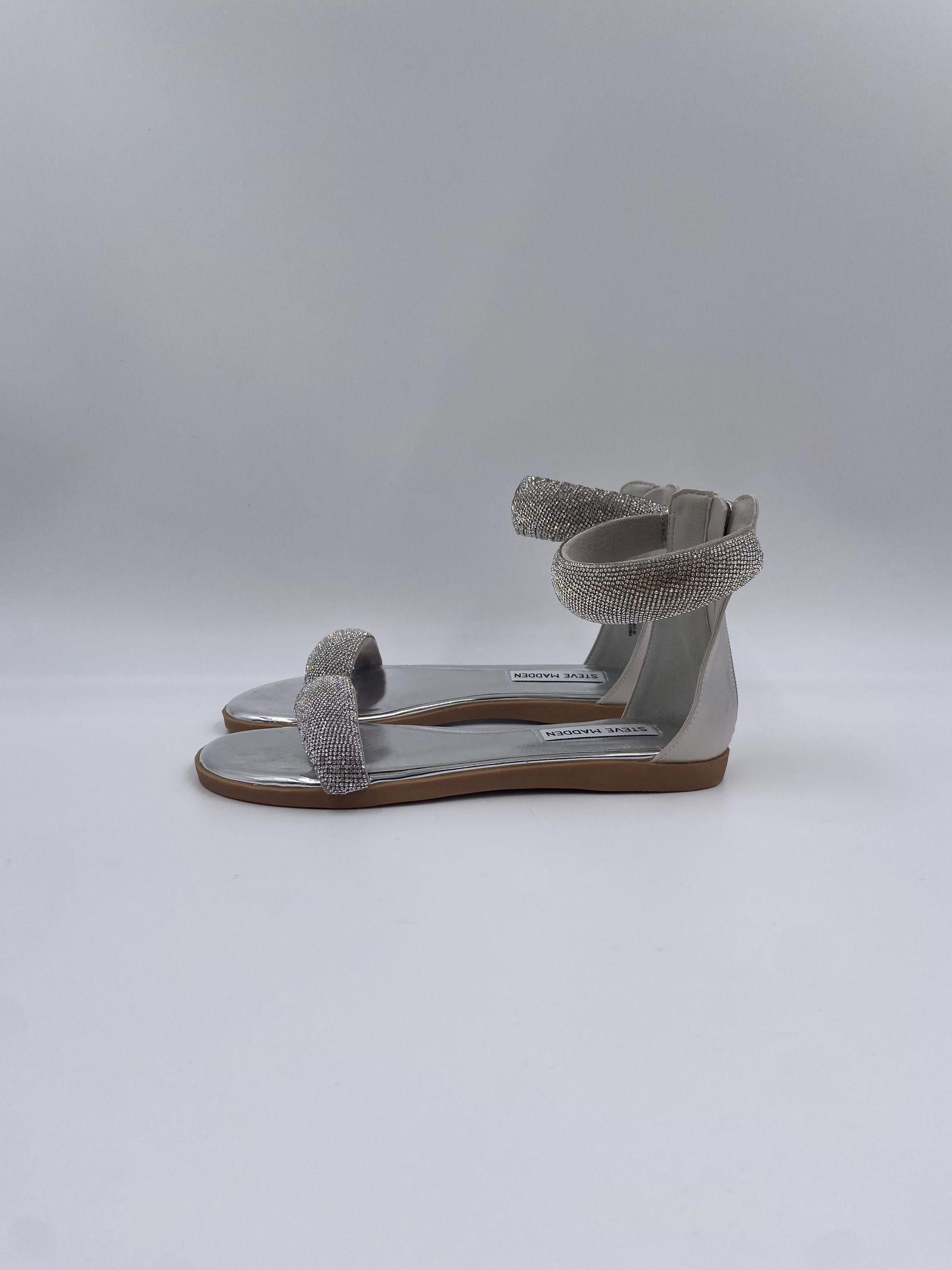 Sandalo Infuse con brillantini SMSINFUSE ARGENTO STEVE MADDEN