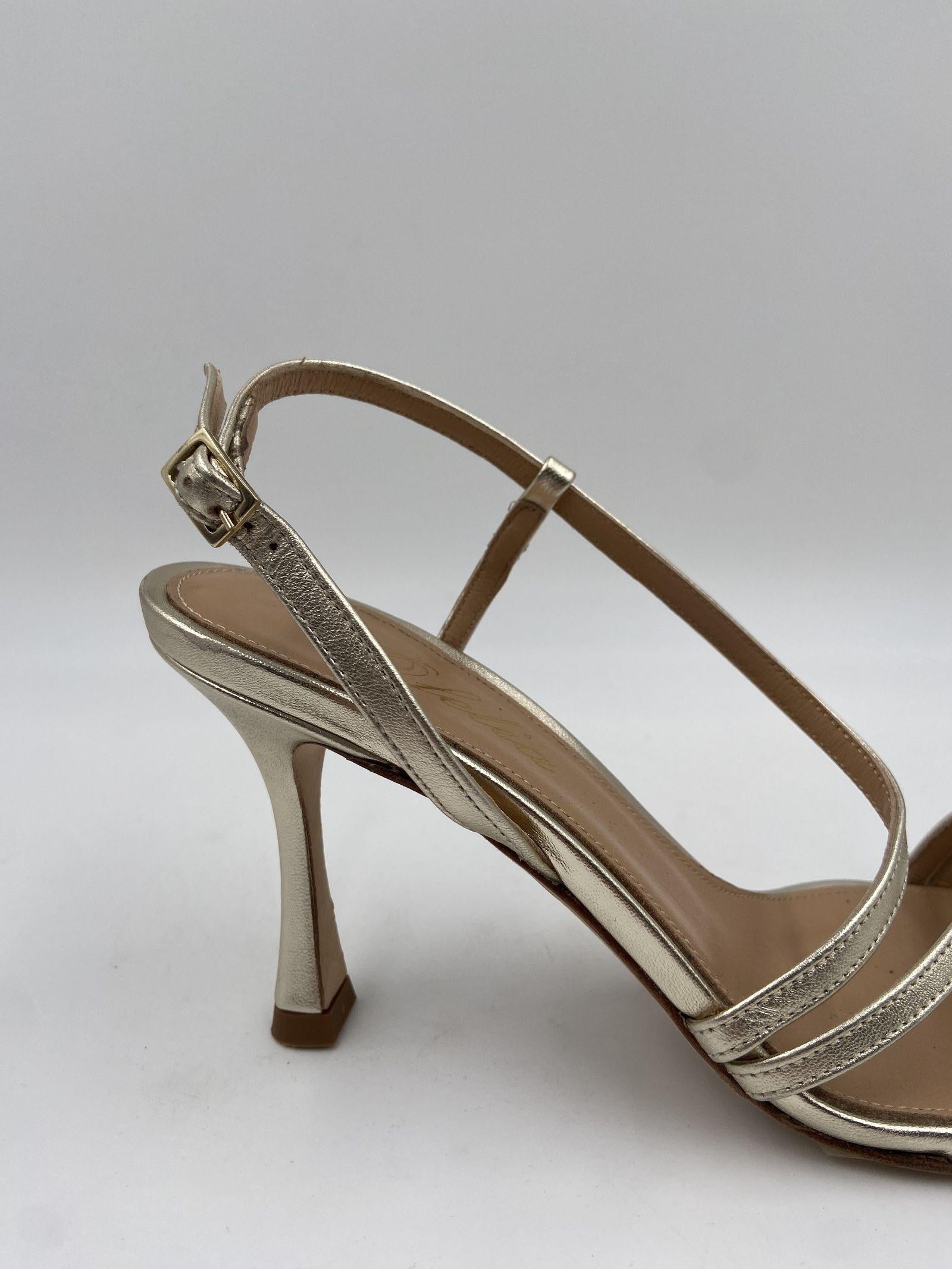 Sandalo con tacco a stiletto 1959 ORO OFELIA