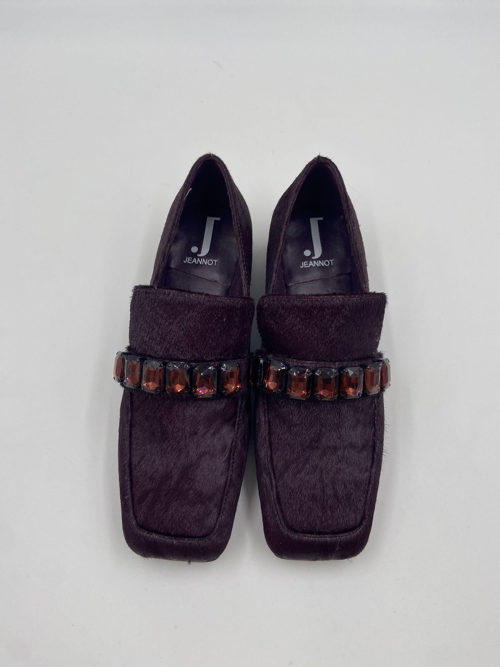 Mocassino in cavallino PJ602Y VIOLA JEANNOT