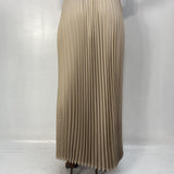 Gonna in raso plissè SK1183 CAMMELLO OFELIA