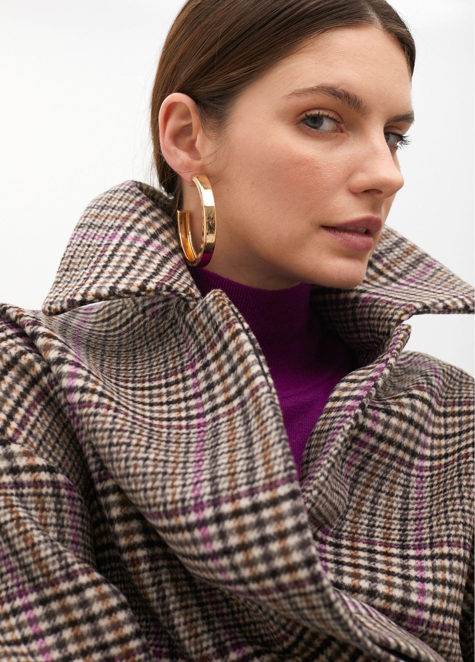 Cappotto a quadri MF2501002 25N MAITE