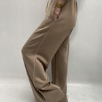 Pantalone gamba ampia Z6034 BEIGE OFELIA