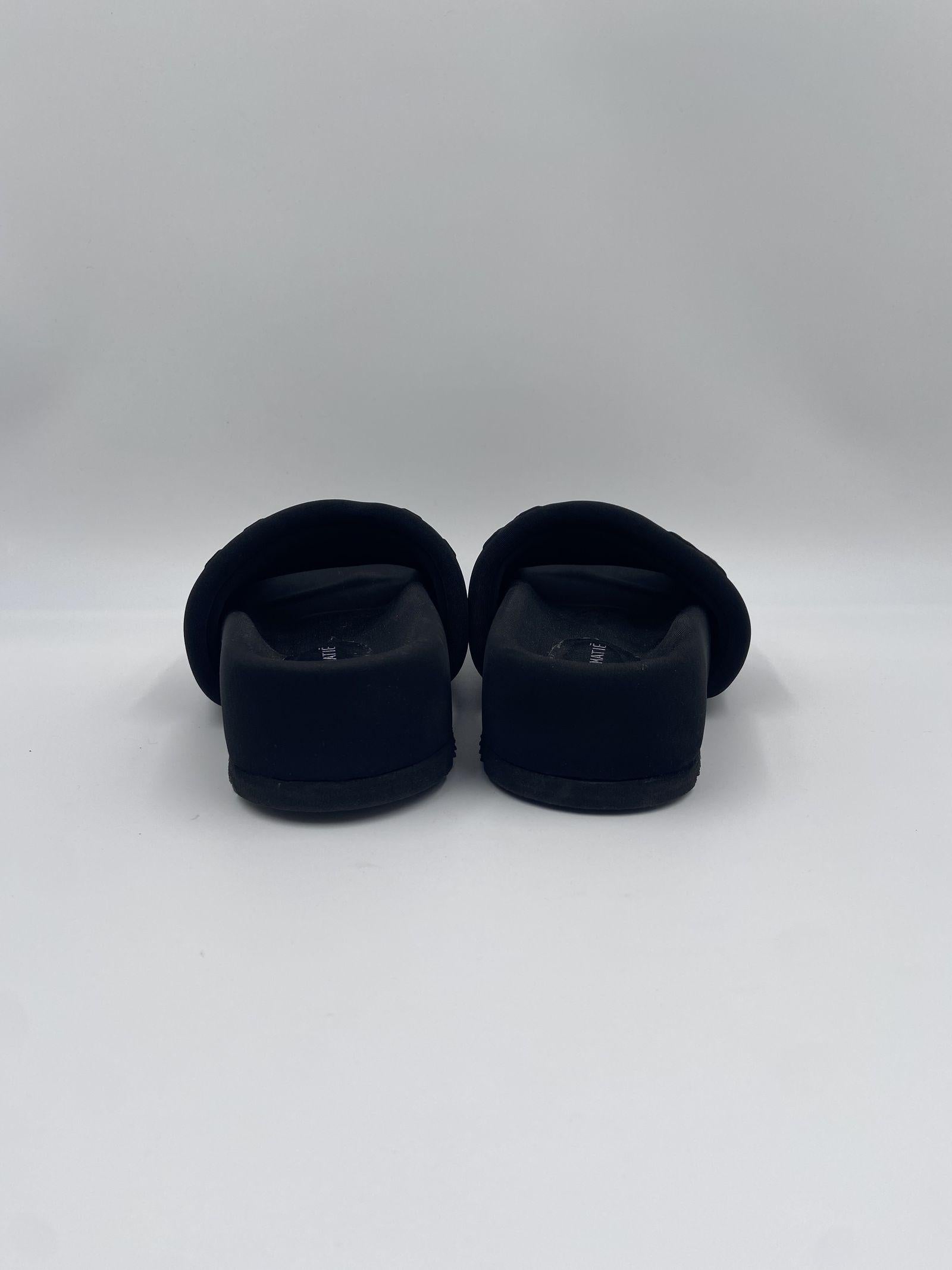 Ciabatta in lycra con platform 1E1800D _E24E220101 VIC MATIE'