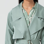 Trench regular lungo in raso FR25SC7004W76601 247 FRACOMINA