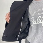 Giacca trench doppio petto B9603 NERO OFELIA