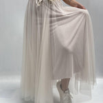 Gonna lunga in tulle MK04.015 PANNA OFELIA