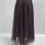 Gonna lunga in tulle MK04.015 MORO OFELIA